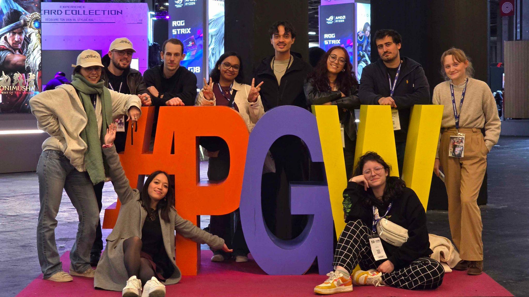 L'équipe Skytale réunie à la Paris Games Week